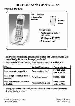 Uniden Telephone DECT1363BK-page_pdf